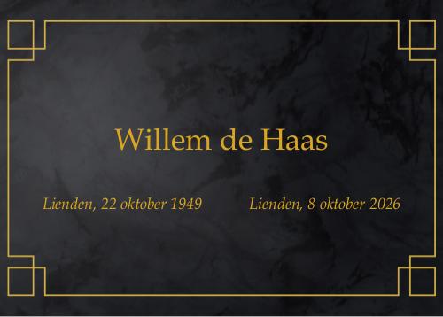 Willem de Haas